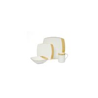 Piatto Mikasa RIDGE SQUARE GOLD - RIDGE SQUARE GOLD